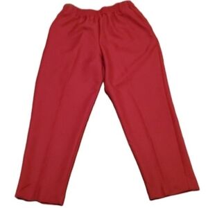 Vintage Donn Kenny Pants Size 16 Petite polyester stretch maroon